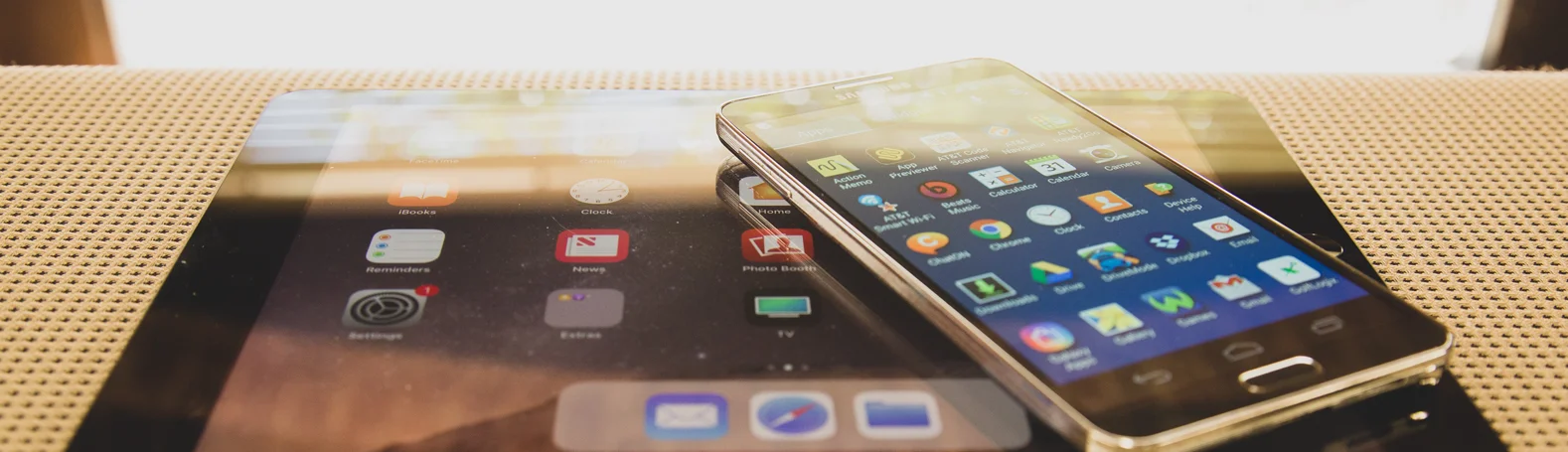 devices-and-operating-systems-testing iPhone and iPad showing operating systems