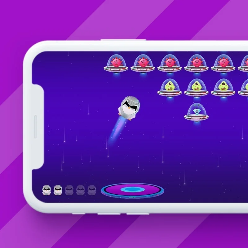 Coop Squad Case Study Coop Squad app on a phone