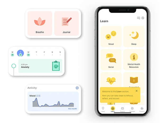 mindLAMP Featured Zco App mindLAMP app images on iPhone X