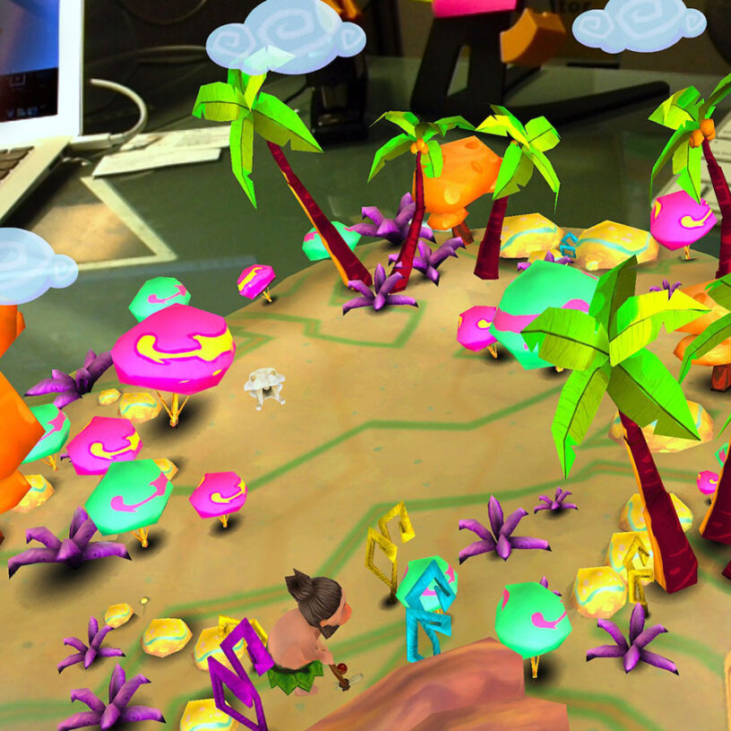 The StoneAge Golf AR putting game